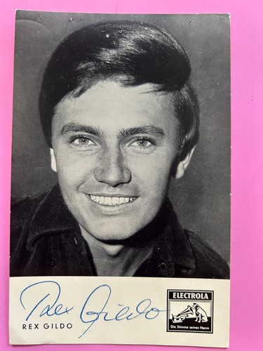 Autogrammkarte rex gildo - rex,