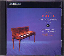 C.P.E. BACH Clavichord Sonata Vol.12 Miklos Spanyi BIS CD Carl Philipp Emaunel