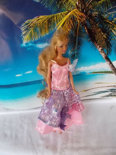 Barbie puppe mit rosa lila - puppe,,
