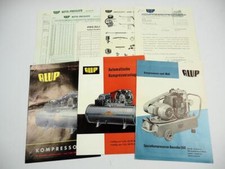 Alup Kompressor Fabrik Adolf Ehrmann Köngen Neckar 4x Prospekt 1960er Jahre