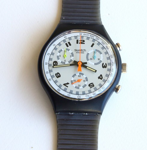 Swatch chrono 1990 scb105 - chrono,