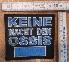 Anti OSSI Ost Fußball Aufnäher Alt Sammlung Vintage Patch 90ER BVB S04 FCN MSV