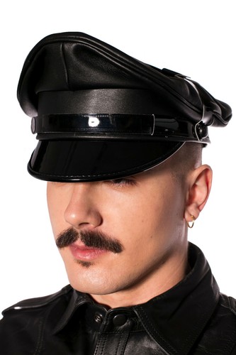 Echt leder militär - echt,