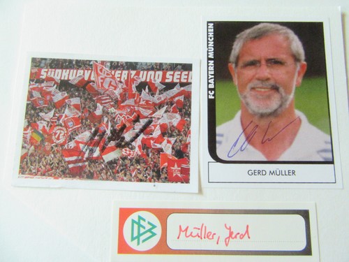Gerd müller signiert 2 - -, x