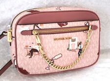 MICHAEL KORS TASCHE JET SET TRAVEL GIRLS  LG CROSSBODY XBODY  ROSA KETTE * NEU