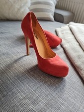 Tolle High Heels in Rot Gr. 37 von Emma & Jade