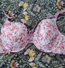 SECRET POSSESSIONS gepolsterte BH Push-Up-Effekt Bügel Floral Gr. 90 D Neu