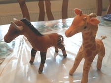 Steifftiere Giraffe und  Okapi