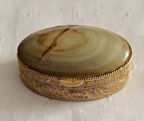 Pillendose schmuckdose onyx - schmuckdose,
