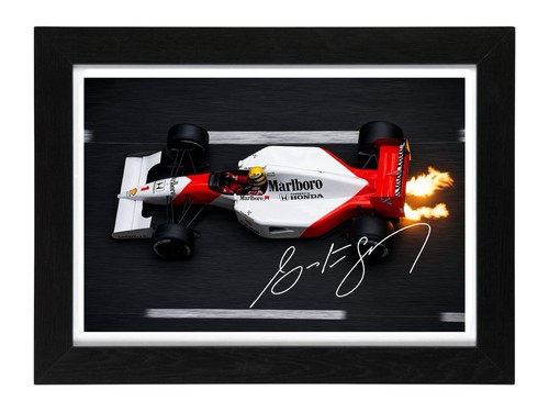 Ayrton senna signed autogramm - signed,