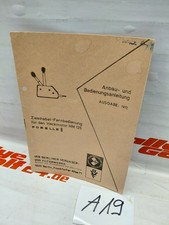 ANBAUANLEITUNG FORELLE 6 AUßENBORDMOTOR MOTOR BOOT BOOTSMOTOR IFA DDR VEB RAR