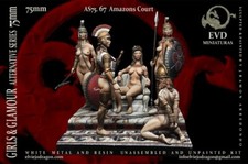 Amazons Court Figuren El Viejo Dragon Miniaturas Pin Up AS75.67 Neu