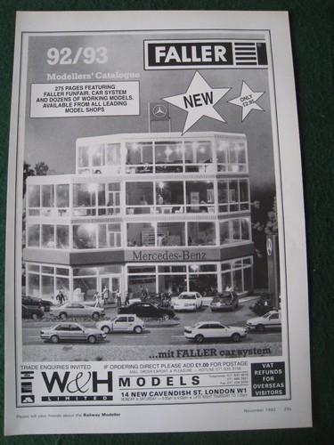 Faller modellbauerkatalog car - faller,
