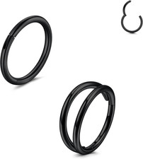 2 Stück Nasenpiercing Ring