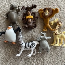 6x Madagascar 2 Figuren Happy