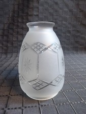 Art Déco Lampenglas Antik