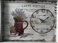 Wanduhr lavendel küchenuhr - wanduhr,