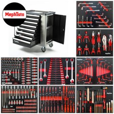 Werkzeugwagen Premium Pro+ Werkstattwagen mit 8 Schubladen gefüllt mit Werkzeug