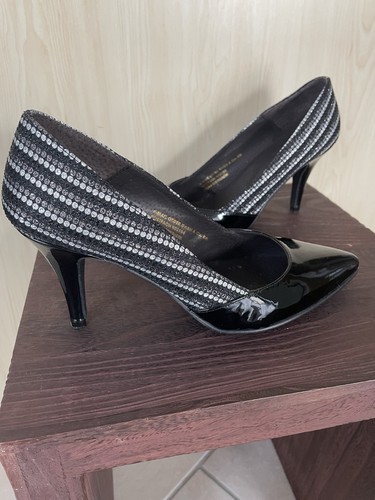 Pumps damen schwarz mit - damen, muster