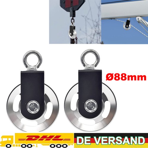 2pcs seilrolle mit - mit, kugellager