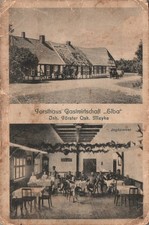 AK Adendorf Mehrbild Forsthaus Elba Inh. Förster Meyke 1922 abgebrannt (2995A47)