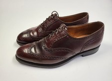 EDUARD MEIER HERRENSCHUHE klassischer BUDAPESTER Gr. 8 Leder Braun