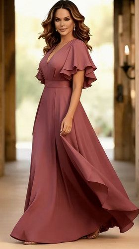 Sexy chiffon sommerkleid - sexy,