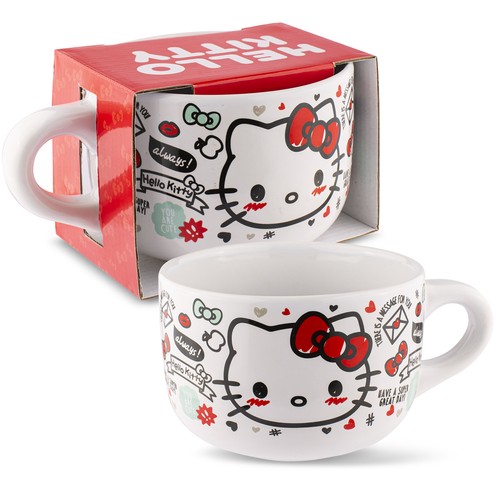 Hello kitty jumbo tasse 600ml - kitty,