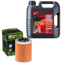Bombardier DS 650 BajaX 2004, LIQUI MOLY 10W-50 Off. Race 4L, HiFlo Ölfilter Set