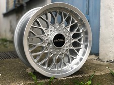 4x Retro Felgen RONAL LS VW Golf Cabrio 1 2 3 Scirocco 53B Passat BMW E30