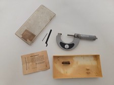Dickenmessgerät DDR VEB Suhl Messwerkzeug Mikrometer 25 – 50 mm (160)