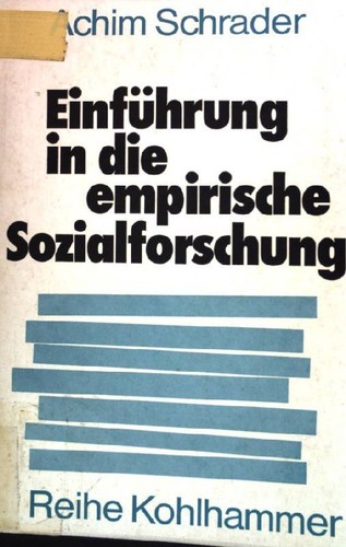 Einführung die empirische - in,