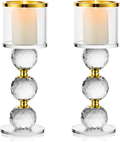 Teelichthalter glas kristall - glas,