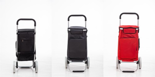 50l stoff einkaufstrolley - stoff, bunt