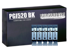 5x Tinte patronen kompatibel für schwarz CANON PIXMA IP3600 IP4600 IP4700 