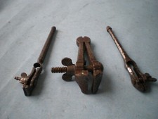 38011 3x Kleiner Feilkolben Uhrmacher anvil prewar 15cm geschmiedet Schraubstock