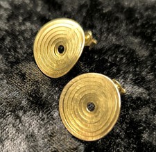 Ohrstecker Stahl/Lasercut, 18K