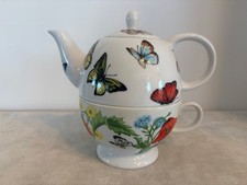 Taitu Papaveri Teeset  TEA FOR ONE  mit Blüten und Schmetterlingen 3-teilig