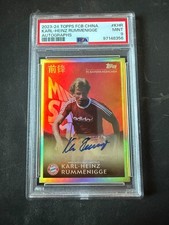 Topps - FC Bayern China - Auto - PSA 9 - Karl-Heinz Rummenigge - Legende