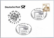 Sonderstempel Erfurt 2001
