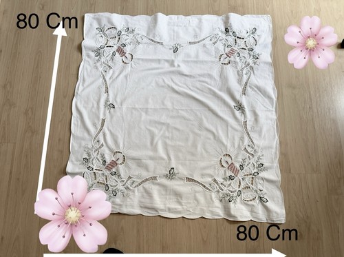 Tischdecke weiß baumwolle - tischdecke,