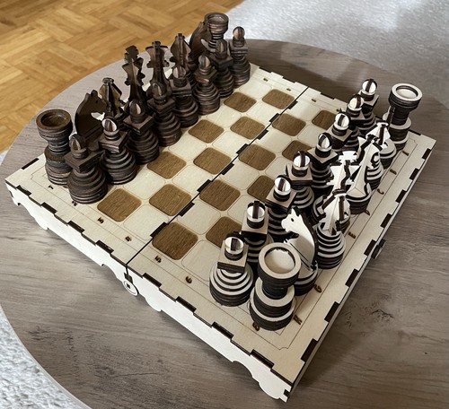 Handgemachtes schachset - ♟️,