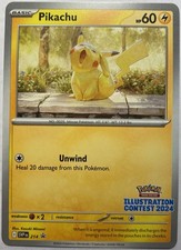 Pokemon Pikachu | ENGLISCH SVP EN 214 Illustration Contest 2024 Promo | NM