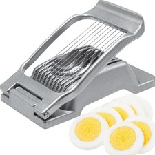 Manuell Vollmetall-Eierschneider mit 10 Edelstahl-Drähten, auch für Gemüse Neu