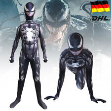 Karneval Superheld Venom Cosplay Kostüm Kinder Herre Overall Party Cosplay*DE