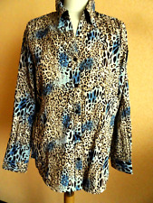 Dünne Langarm Crash-Bluse v