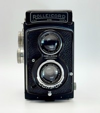 Vintage Rolleicord DRP DRGM mit Triotar 3,5/75mm und Ledertasche