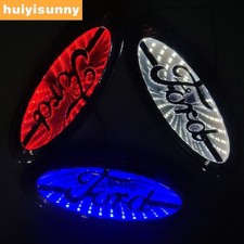 HYS 3D Emblem For FORD Light Trunk Light LED Grille Badge For Focus Mondeo Kuga