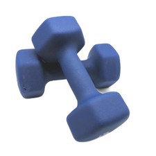 Amazon Basics Neoprenhanteln Fitnesszubehör 2 x 5 kg Schwarz Trainingsgewichte