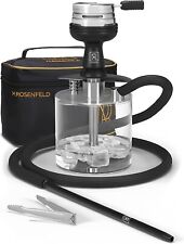 Shisha Set Komplett Mini To Go Tasche Edelstahl Tauchrohr Klein  M. ROSENFELD